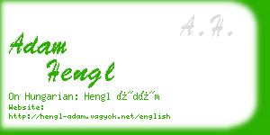 adam hengl business card